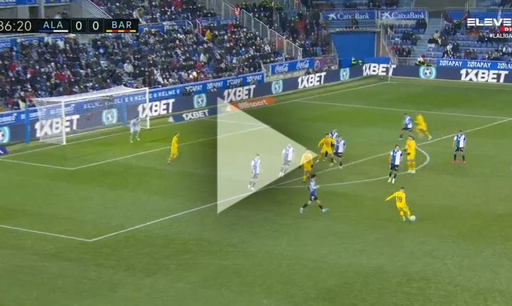 Ładna akcja i gol De Jonga na 1-0 z Alaves! [VIDEO]